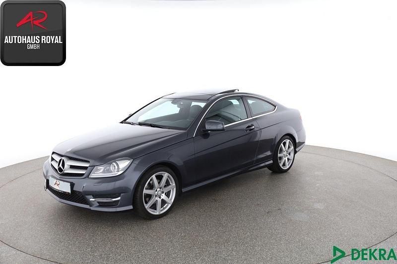 Grau Gebraucht 2015 Mercedes C180 AMG Coupé | 17.480 € (Superpreis) - Bild 1/4