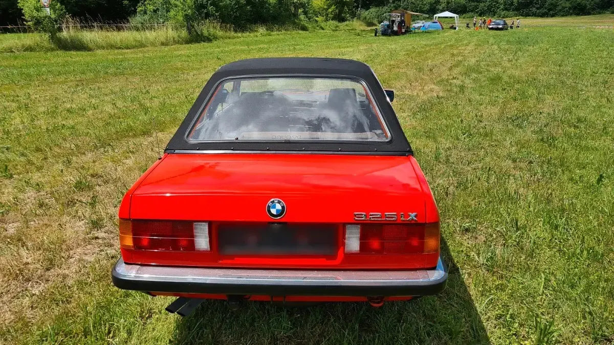 Gebraucht BMW 325 Cabriolet M Sport 170 PS (125 kW) 1987 Rot Cabrio