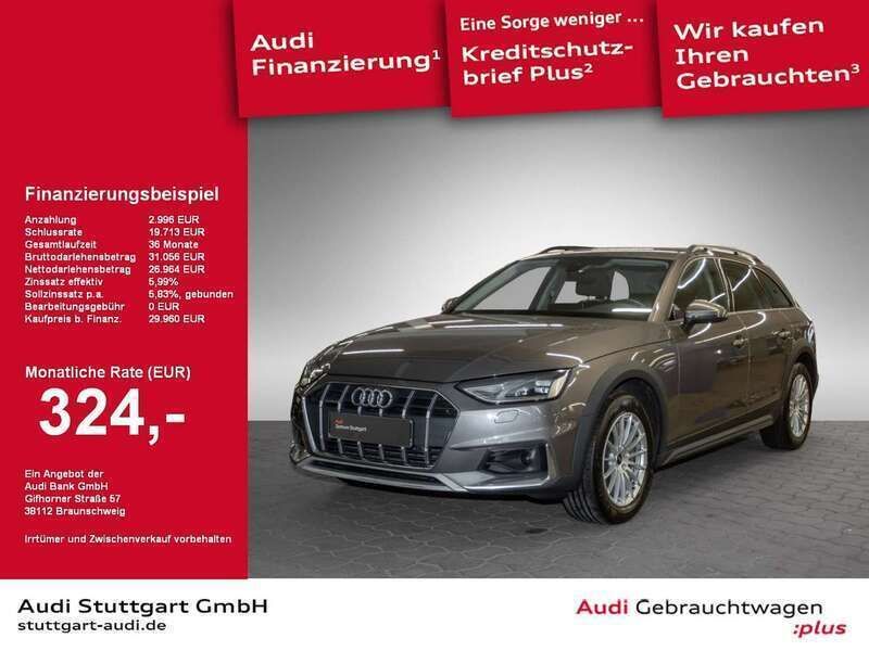 Terragrau metallic Gebraucht 2021 Audi A4 Allroad Ambiente Kombi | 32.950 € (Guter Preis) - Bild 1/2