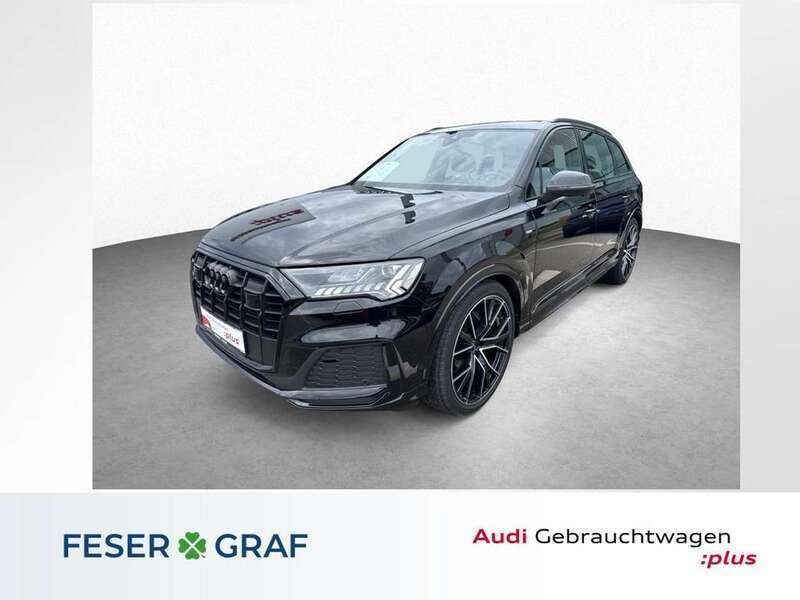Mythosschwarz metallic Gebraucht 2023 Audi Q7 Ambiente SUV | 75.890 € (Fairer Preis) - Bild 1/4