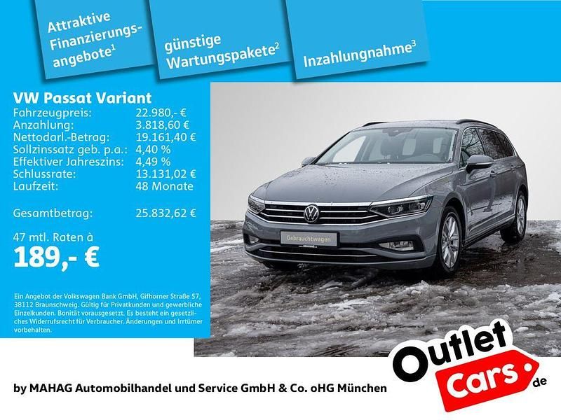 Grau Gebraucht 2022 VW Passat Business Kombi | 22.980 € (Fairer Preis) - Bild 1/2