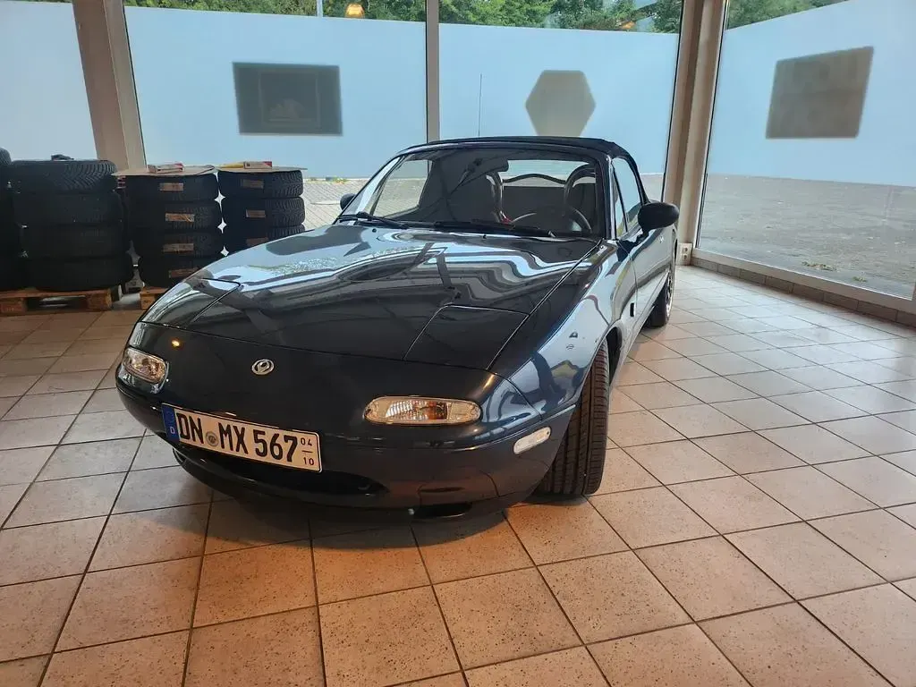 Brugt Mazda MX5 90 HK (66 kW) 1997 Blå Cabriolet