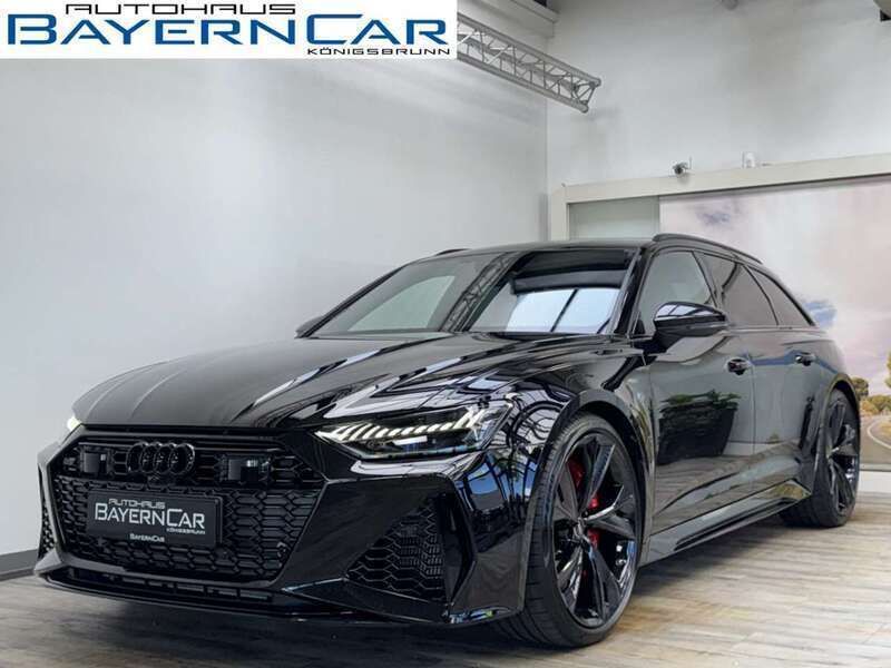 Mythosschwarz metallic Gebraucht 2024 Audi RS6 Design Kombi | 124.489 € (Superpreis) - Bild 1/4