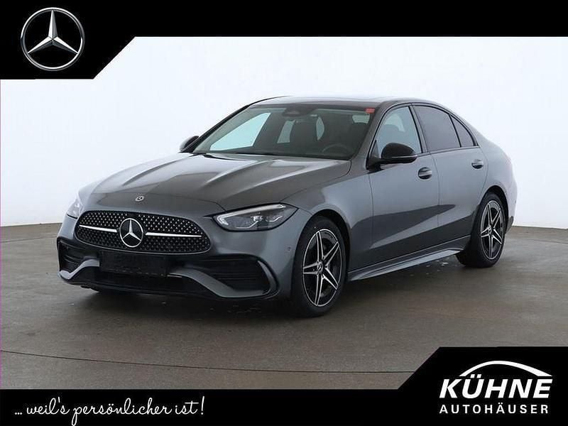 Grau, Gebraucht 2023 Mercedes C180 AMG Limousine | 36.950 € (Fairer Preis) - Bild 1/4