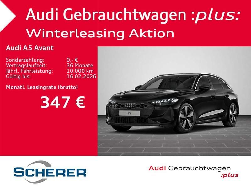Mythosschwarz metallic (metallic) Gebraucht 2025 Audi A5 Ambiente Kombi | 41.300 € - Bild 1/3