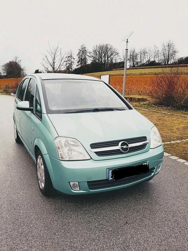 Gebraucht Opel Meriva 125 PS (91 kW) 2005 Grün Van / Kleinbus