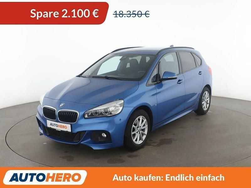 Blau Gebraucht 2018 BMW 218 Active Tourer M Sport Van / Kleinbus | 16.250 € (Fairer Preis) - Bild 1/3