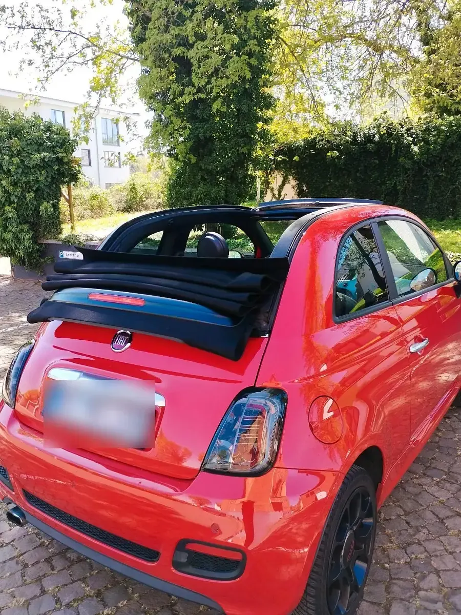 Gebraucht Fiat 500 105 PS (77 kW) 2015 Rot Cabrio
