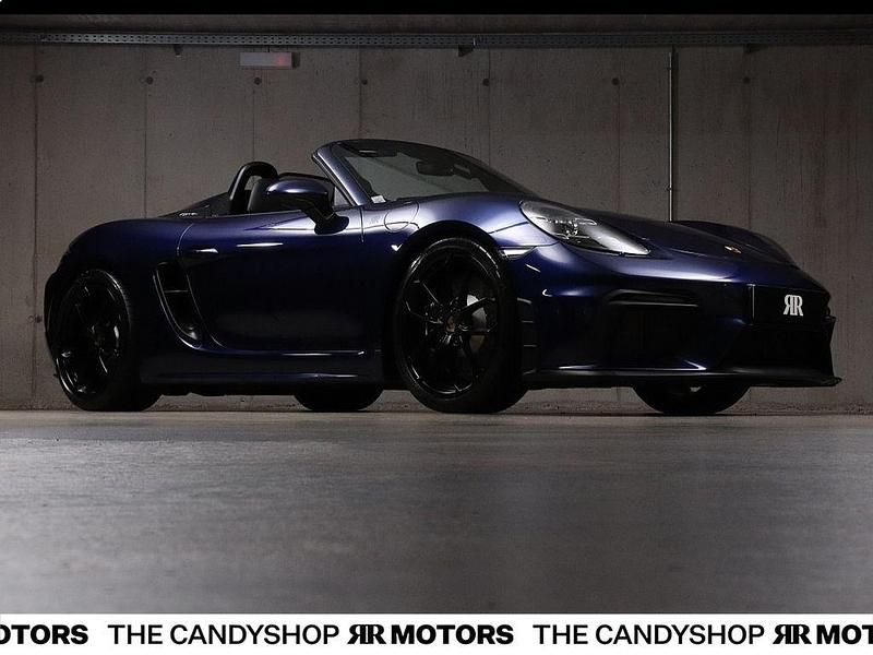 Gebraucht Porsche Boxster Spyder 420 PS (308 kW) 2022 Blau Cabrio