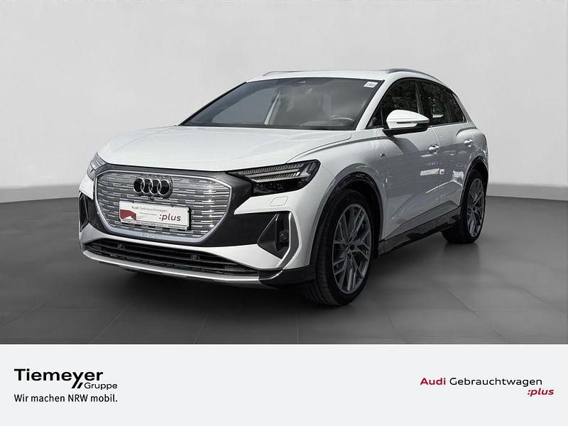 Gletscherweiß metallic Gebraucht 2022 Audi Q4 e-tron Comfort SUV | 35.940 € (Fairer Preis) - Bild 1/4