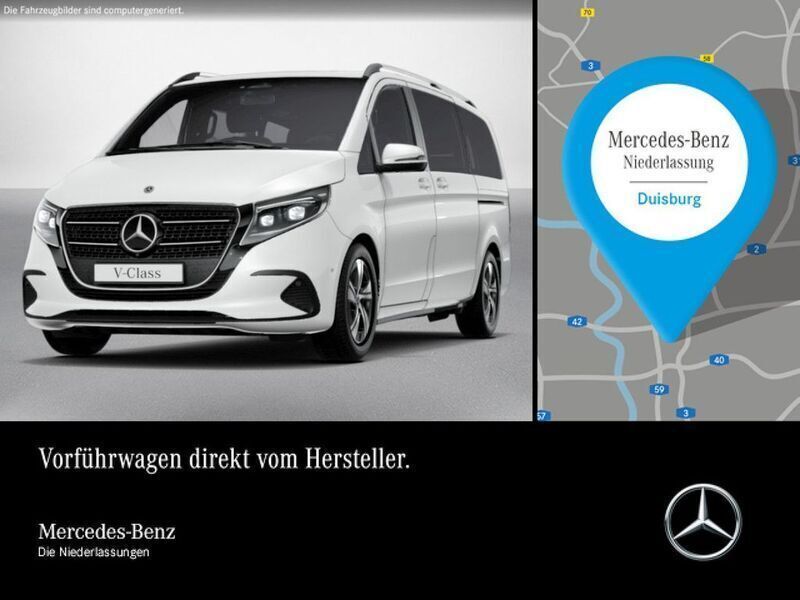Weiß Gebraucht 2024 Mercedes V250 Style Van / Kleinbus | 69.980 € - Bild 1/3