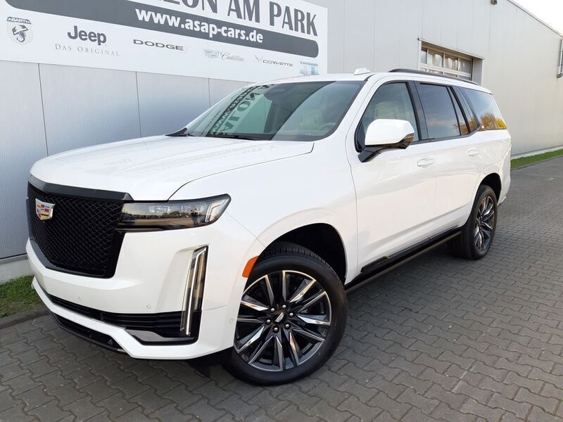 Crystal white Neu 2025 Cadillac Escalade SUV | 117.490 € - Bild 1/4
