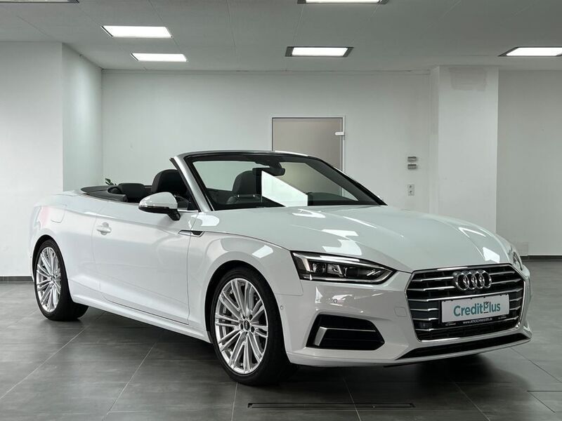 Weiß Gebraucht 2018 Audi A5 Cabriolet Sport Cabrio | 28.990 € (Superpreis) - Bild 1/4