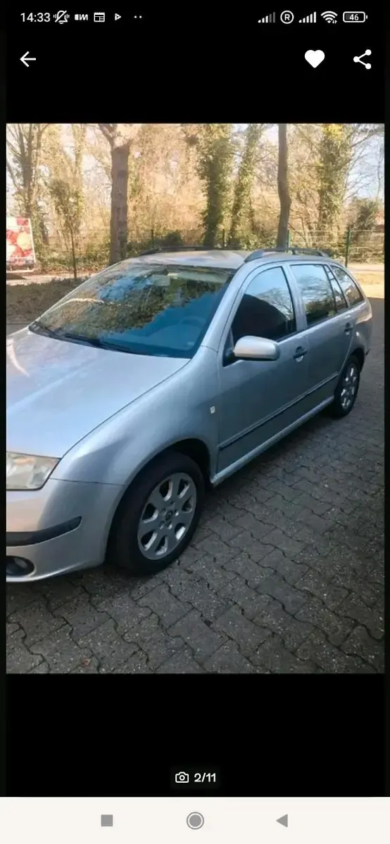 Second-hand Skoda Fabia 101 CP (74 kW) 2004 Argintiu Break