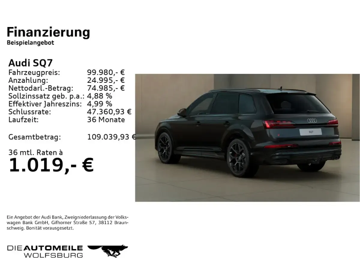 Occasion Audi SQ7 507 ch (372 kW) 2025 SUV