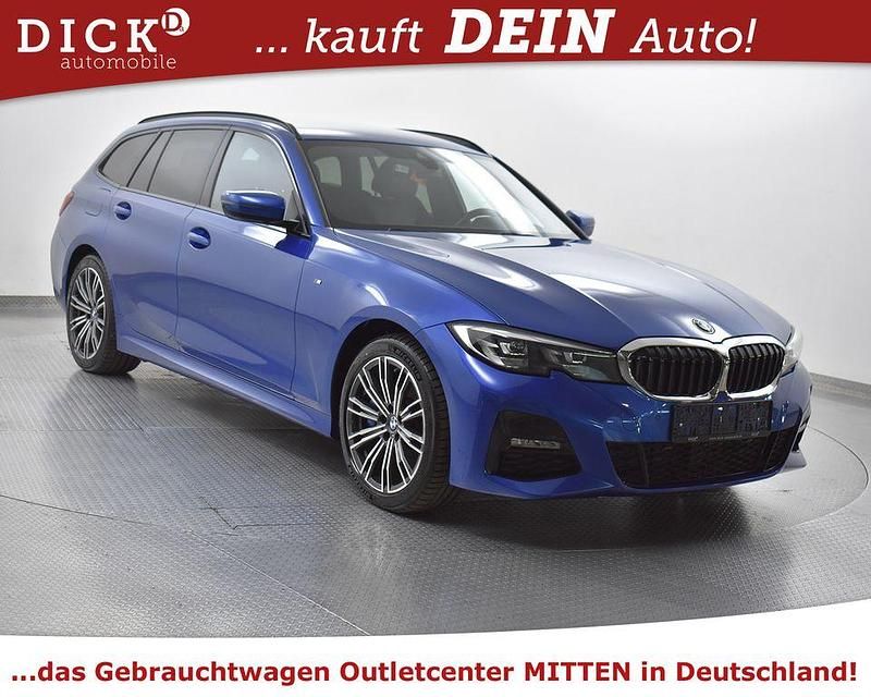 Portimaoblau met. Gebraucht 2021 BMW 330e M Sport Kombi | 24.950 € (Superpreis) - Bild 1/4
