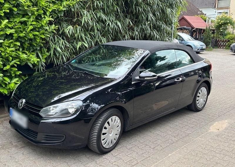 Schwarz Gebraucht 2013 VW Golf Cabriolet Cabrio | 3.700 € (Etwas zu teuer) - Bild 1/4