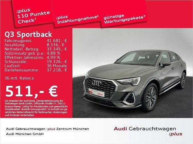 Grau Gebraucht 2022 Audi Q3 Sportback S-Line SUV | 41.681 € (Teuer) - Bild 1/2