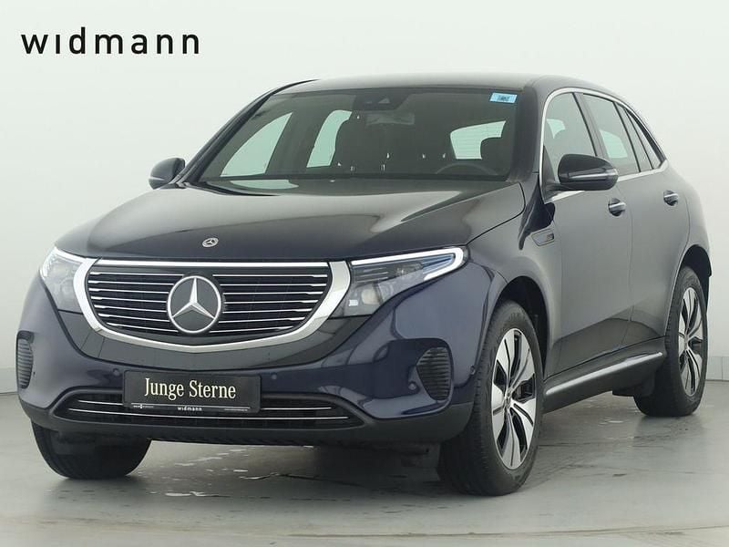 Cavansitblau metallic Gebraucht 2021 Mercedes EQC400 SUV | 34.850 € (Superpreis) - Bild 1/4