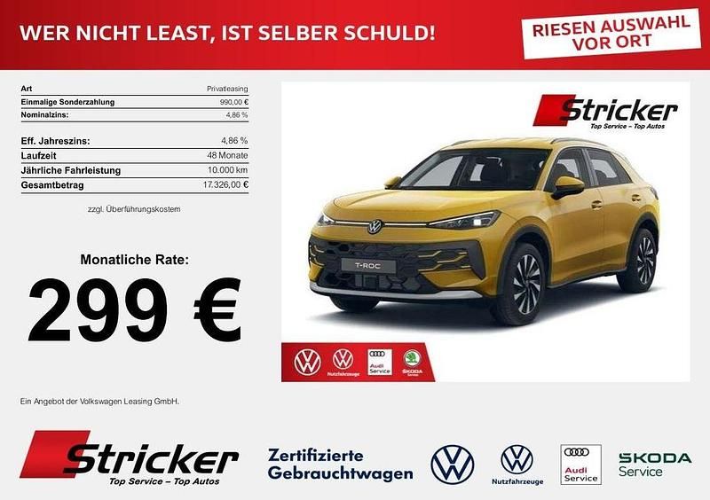 Neu VW T-Roc Style 116 PS (85 kW) 2025 Canary yellow SUV