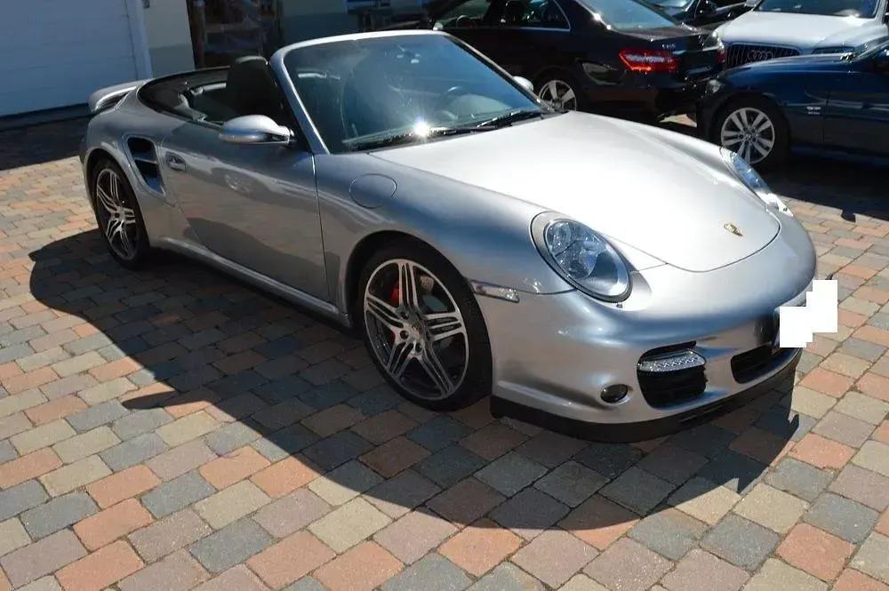 Gebraucht Porsche 997 Turbo 480 PS (353 kW) 2008 Silber Cabrio