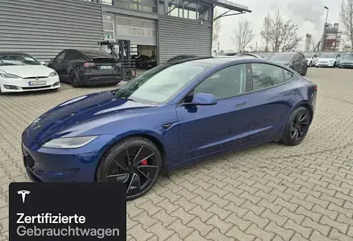 Usado Tesla Model 3 Performance 377 kW (513 HP) 2025 Azul Sedan