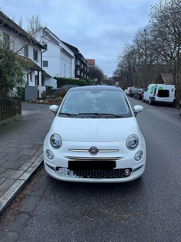 Weiß Gebraucht 2018 Fiat 500 Lounge Limousine | 9.500 € (Fairer Preis) - Bild 1/4