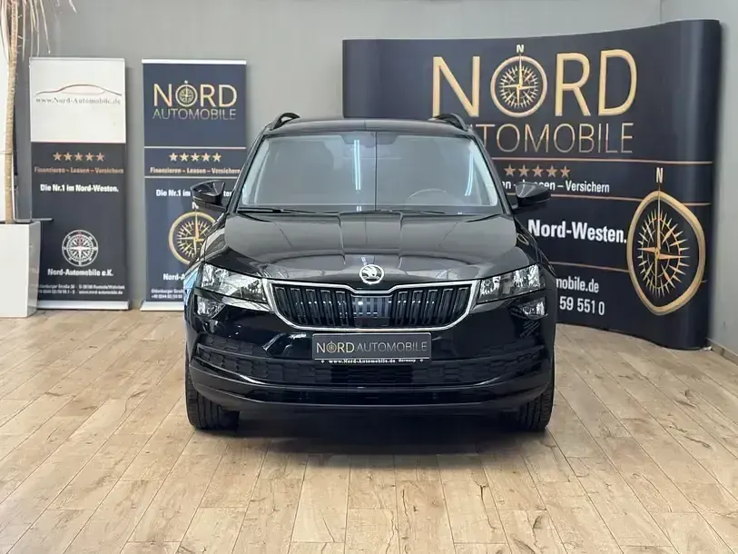 Gebraucht Skoda Karoq Style 116 PS (85 kW) 2021 Schwarzmagic perlef (metallic) SUV