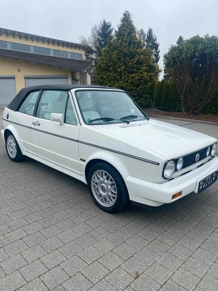 Gebraucht VW Golf Cabriolet 98 PS (72 kW) 1986 Weiß Cabrio