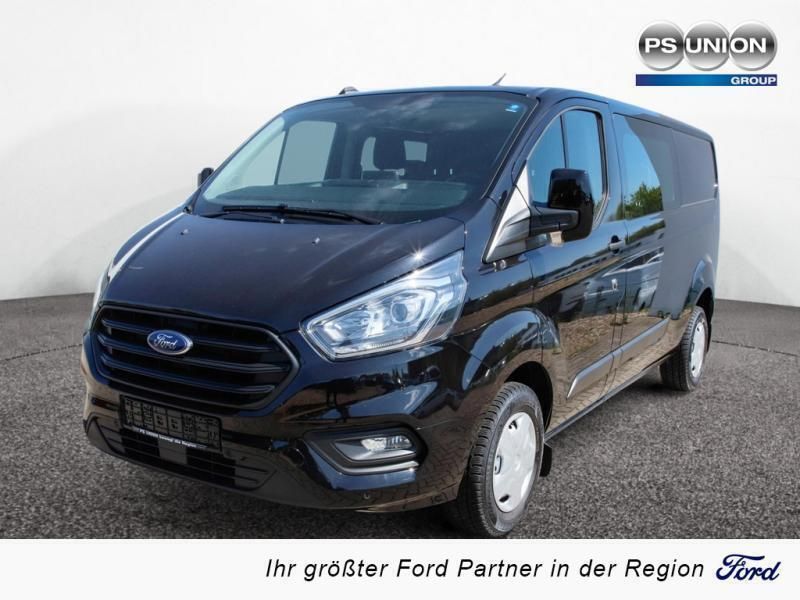 Schwarz / obsidianschwarz (metallic) Gebraucht 2021 Ford Transit Custom Trend Limousine | 25.690 € (Teuer) - Bild 1/4
