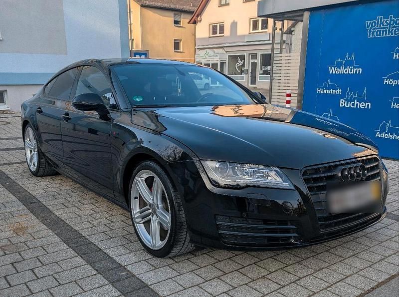 Schwarz Gebraucht 2013 Audi A7 Sportback S-Line Kleinwagen | 12.999 € (Guter Preis) - Bild 1/4