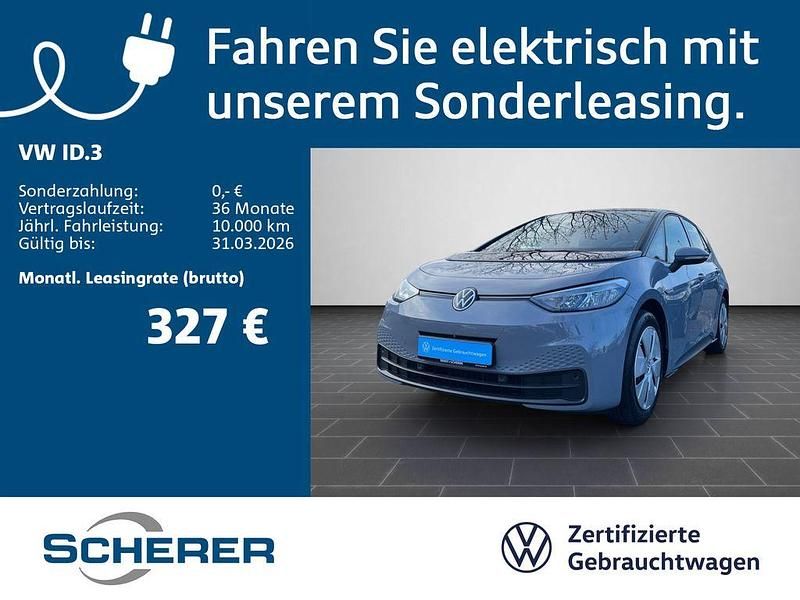 Gebraucht VW ID.3 Pro 107 kW (146 PS) 2022 Mondsteingrau / schwarz Kleinwagen