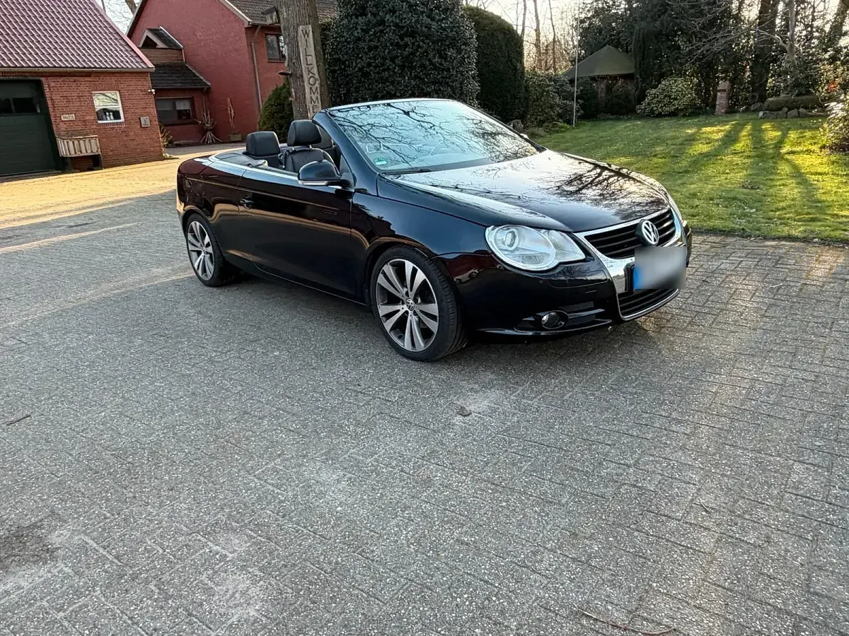 Usata VW Eos 150 CV (110 kW) 2006 Nero Cabrio