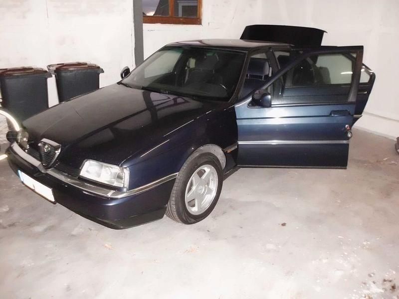 Blau Gebraucht 1995 Alfa Romeo 164 Super Limousine | 4.200 € - Bild 1/4