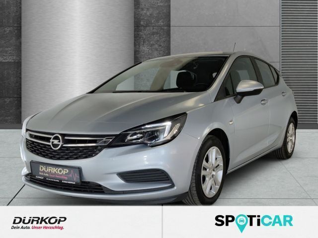 Blau Gebraucht 2018 Opel Astra Edition Limousine | 11.490 € (Fairer Preis) - Bild 1/4