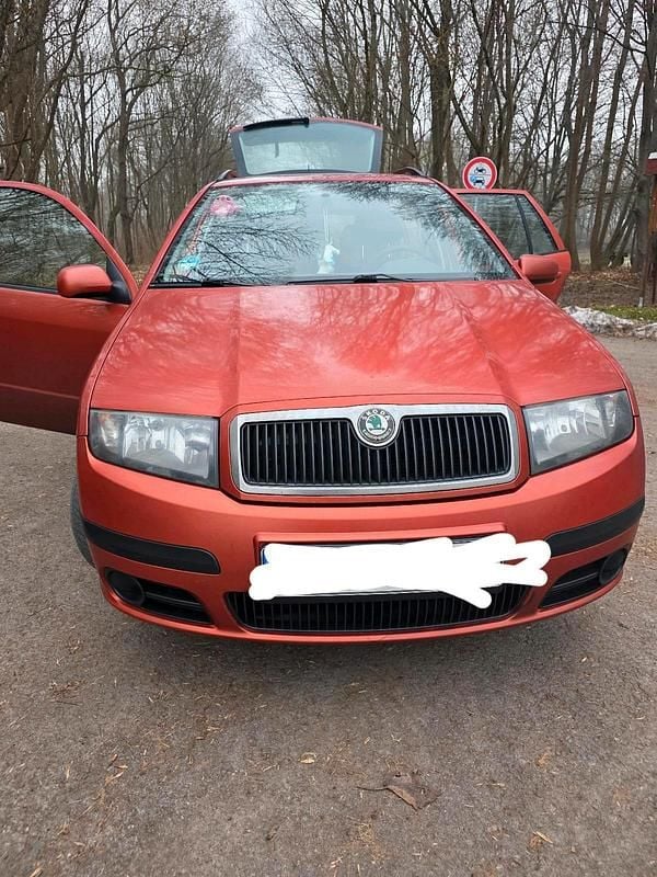 Gebraucht Skoda Fabia 80 PS (58 kW) 2007 Orange Kombi