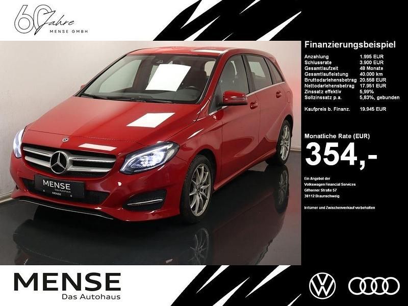Rot Gebraucht 2017 Mercedes B250 Style Van / Kleinbus | 19.945 € (Fairer Preis) - Bild 1/4