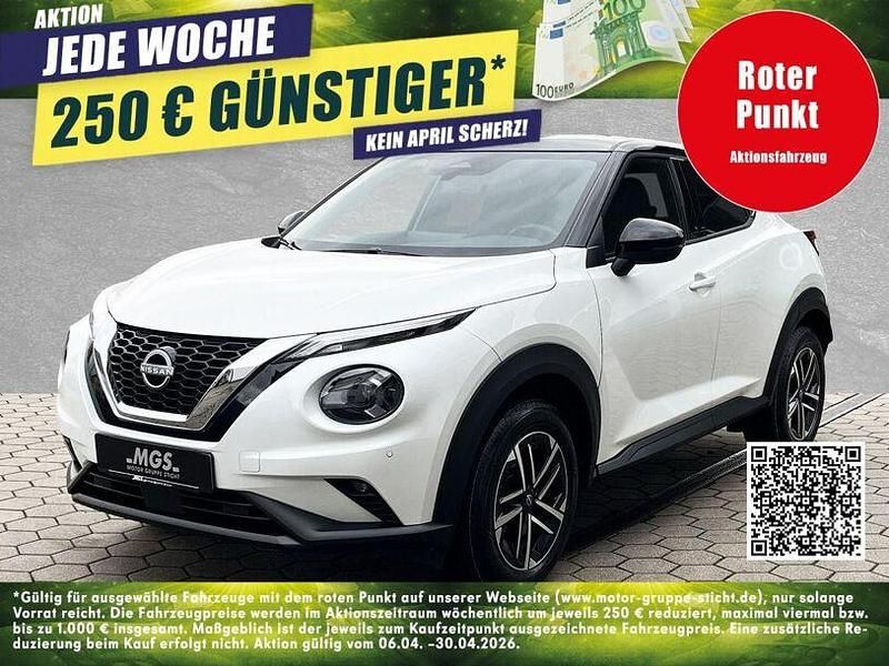 Neu Nissan Juke N-Connecta 114 PS (83 kW) 2025 White / black SUV