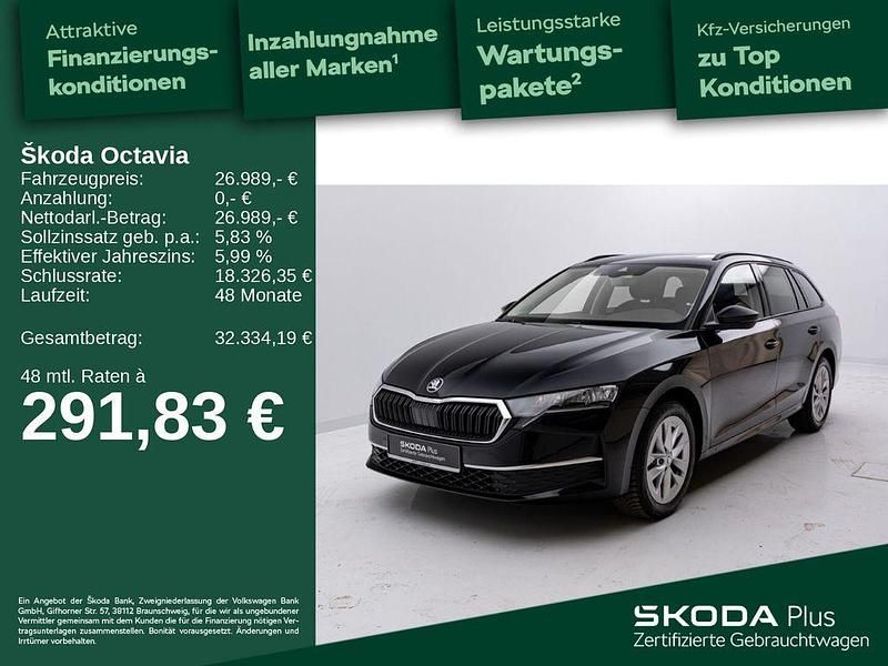 Schwarz Gebraucht 2024 Skoda Octavia Selection Kombi | 31.955 € (Guter Preis) - Bild 1/4