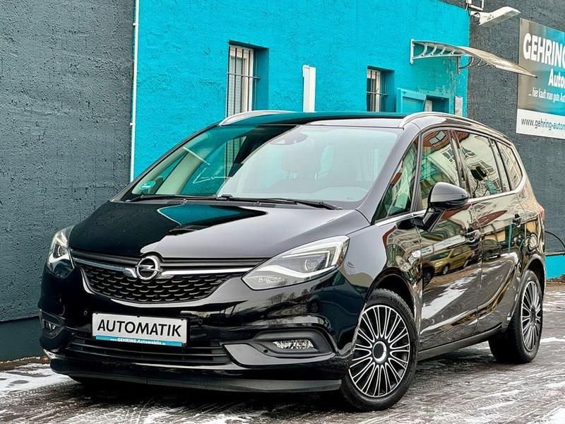 Schwarz Gebraucht 2018 Opel Zafira Tourer Van / Kleinbus | 15.490 € (Fairer Preis) - Bild 1/4