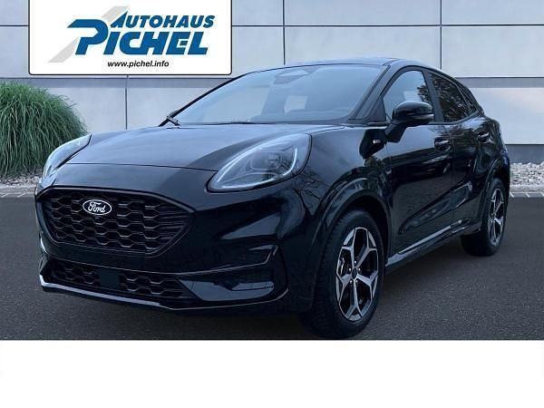 Schwarz (agate black metallic) Neu 2025 Ford Puma Gen-E ST SUV | 23.470 € (Superpreis) - Bild 1/4