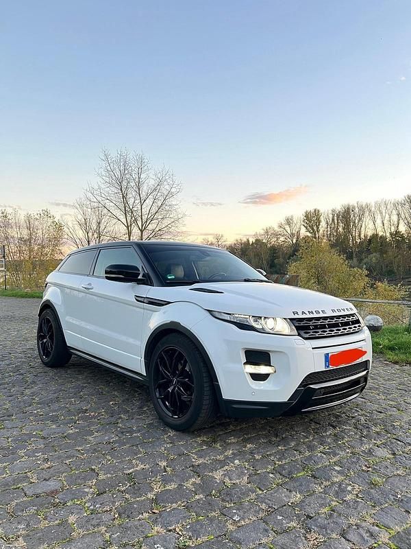 Weiß Gebraucht 2012 Land Rover Range Rover evoque Coupé | 13.000 € (Fairer Preis) - Bild 1/4