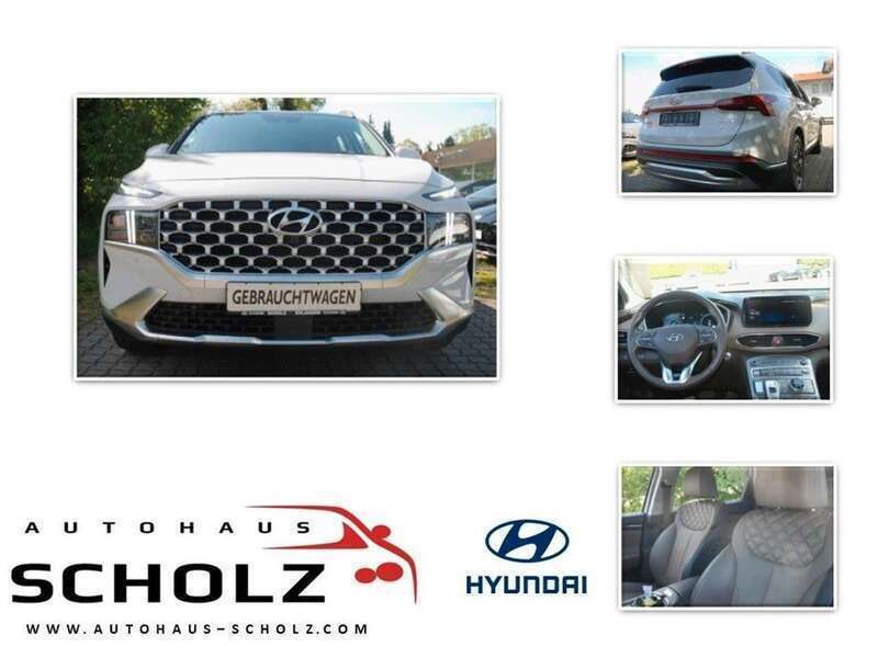 Glacier white Gebraucht 2022 Hyundai Santa Fe Prime SUV | 34.890 € (Guter Preis) - Bild 1/4