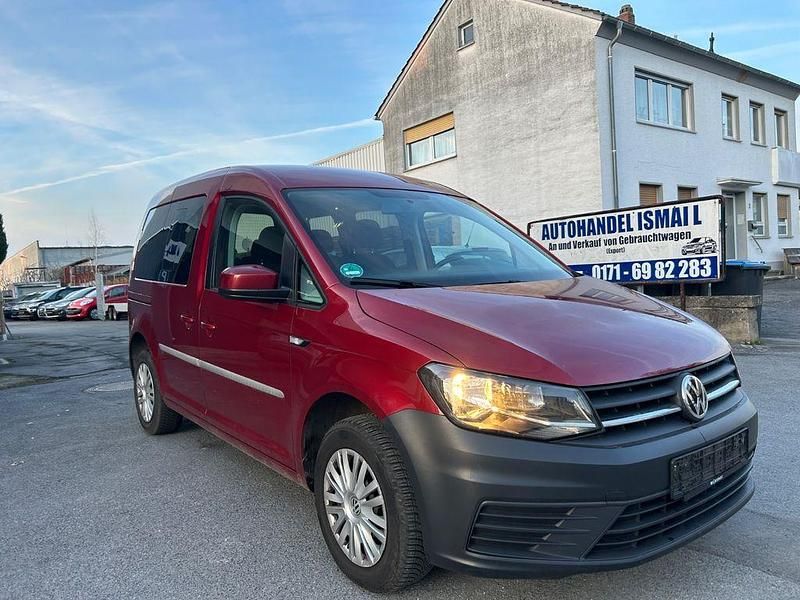Gebraucht VW Caddy Trendline 75 PS (55 kW) 2018 Rot Van / Kleinbus
