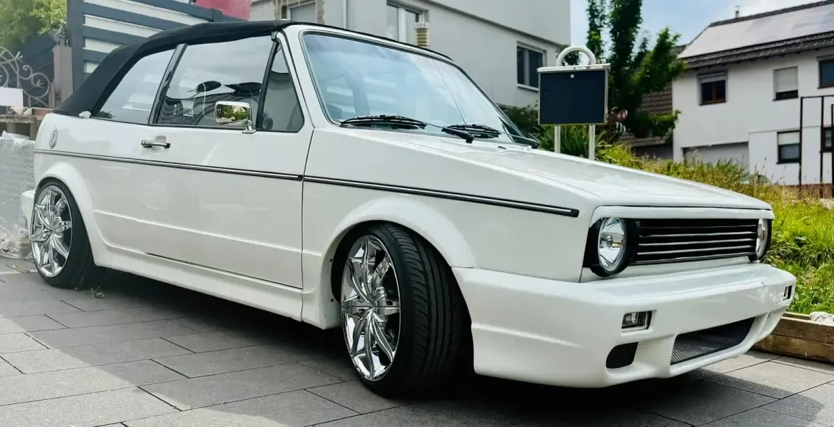 Gebraucht VW Golf Cabriolet 98 PS (72 kW) 1989 Weiß Cabrio