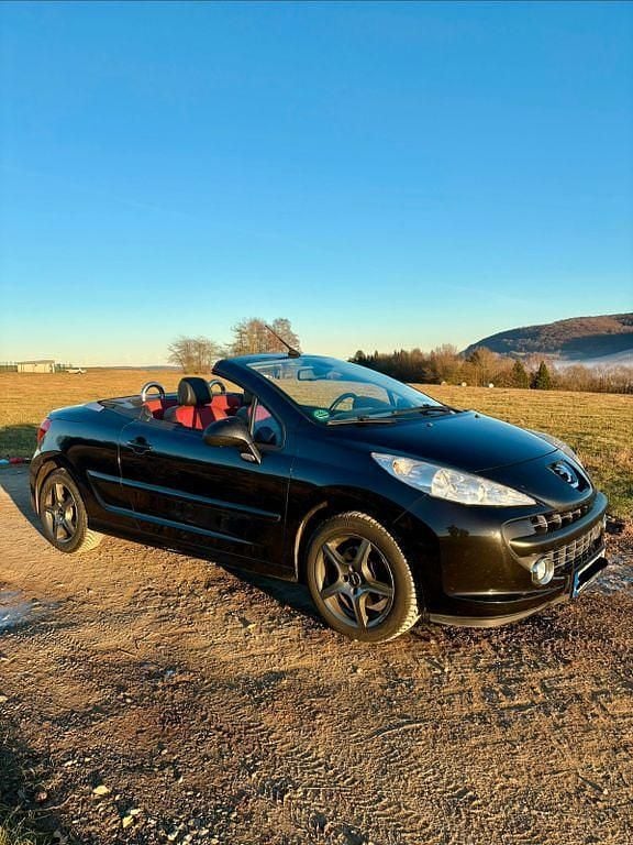 Schwarz Gebraucht 2009 Peugeot 207 CC Cabrio | 2.299 € (Guter Preis) - Bild 1/4
