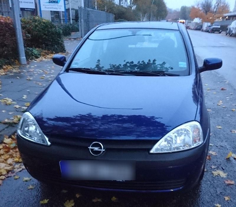 Blau Gebraucht 2002 Opel Corsa Limousine | 750 € (Superpreis) - Bild 1/4