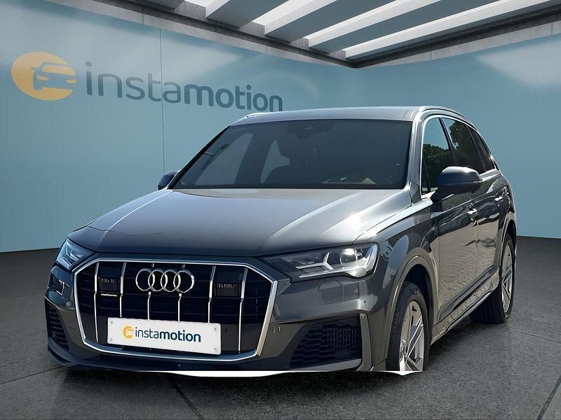 Grau Gebraucht 2021 Audi Q7 SUV | 55.049 € (Fairer Preis) - Bild 1/4