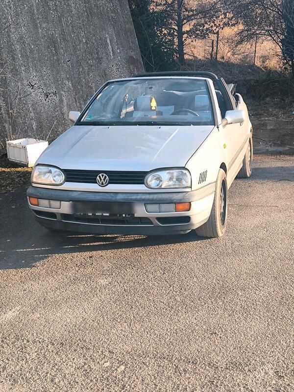 Silber Gebraucht 1996 VW Golf Cabriolet Cabrio | 750 € (Superpreis) - Bild 1/4
