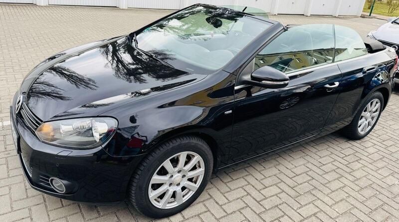 Schwarz Gebraucht 2014 VW Golf Cabriolet Cup Cabrio | 7.600 € (Guter Preis) - Bild 1/4